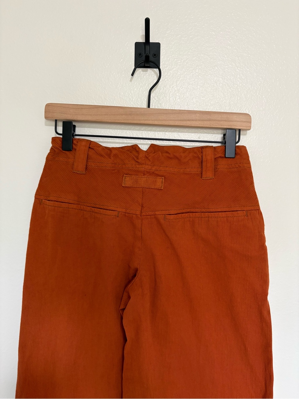 Free People We the Free Bodey Boyfriend Slouchy Corduroy Trouser Pant 0 - Picture 7 of 10